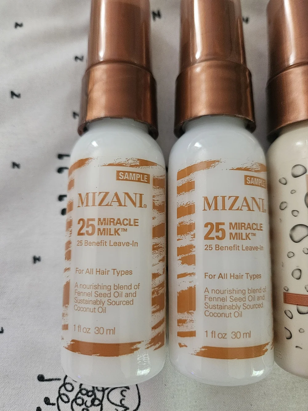 3 Mizani 25 Miracle Milk & Coco Dew Travel Hair Set -